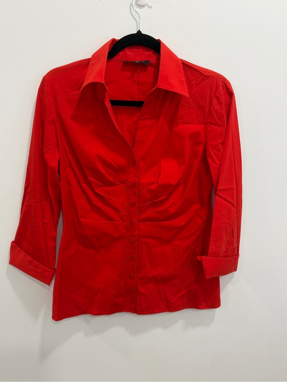 Lafayette 148 New York - Red Button-Down Women’s Shirt